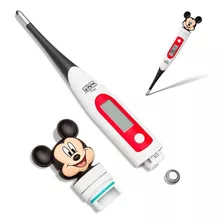 Termômetro Infantil Digital C/ Ponta Flexível Minnie Disney