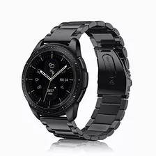 Correa Para Galaxy Watch Active 20mm Acero Negro Inoxidable