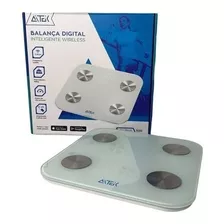 Balança Digital Inteligente Bioimpedância Wireless 180kg Cor Branco N/a