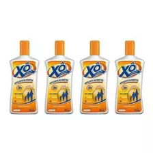 4x Loção Repelente Xô Inseto Hidratante Não Oleoso 200ml