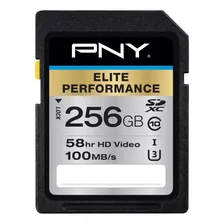 Tarjeta Pny 256gb Elite Performance Clase 10 Micro Sdxc