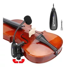 Sistema De Micrófono Inalámbrico Para Violín Color Negro