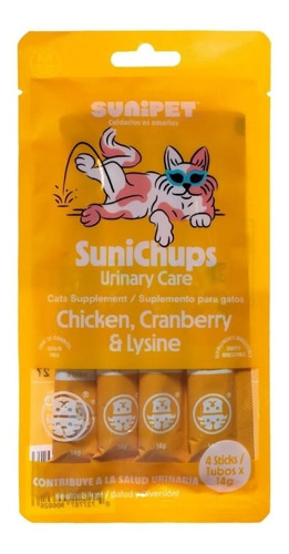 Sunichups Snack Gato - Cuidado Urinario Sabor Pollo