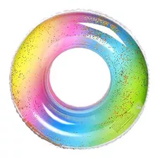 Glitter Pool Floats Tube 32 5 Pulgadas Premium Nadar Pi...