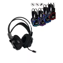Fone Headset Gamer Pro 7.1 Canais Rubber Usb Led
