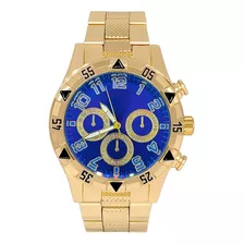 Relógio Masculino Luxo Aço Metal Top Lindo Original + Caixa