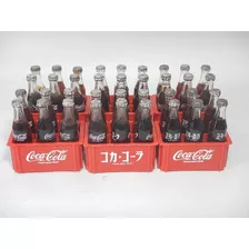 Lote Com 6 Mini Engradados - Coca Cola - Países Diversos
