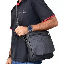 Bolsa Transversal Masculina Pasta Carteiro Shoulder Bag