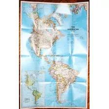 Mapa Nat Geo Poblacion Tres Americas Ingles Revista Completa