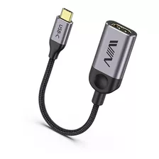 Adaptador Convertidor Usb-c A Hdmi 4k En Aluminio Pc Android