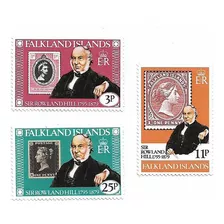 Malvinas Falkland 1979 Serie 3 Estamp Mint Sir Rowland Hill