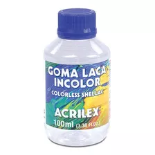 Produto Para Artesanato Goma Laca Incolor 100ml