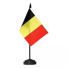 Bandera De Escritorio Anley , 30 Cm De Alto , Bélgica