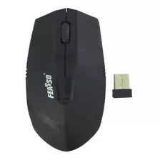 Mouse Sem Fio Feasso Wireless 2.4ghz Fams-11 Com Receptor Cor Preto