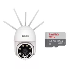 Wifi Ip Camera Ipc360 Wireless S Fio Speed Dome+ Cartão 64gb