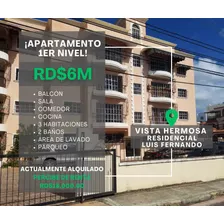En Venta Apartamento En El 1er Nivel Vista Hermosa Actualmente Alquilado Percibe De Renta Rd$18,000.00