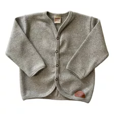 Blusa Cardigan Bebê Infantil De Ribana Com Botão Na Frente