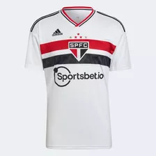 Camisa São Paulo adidas Jogo I 2022 2023 Branca Ha8417