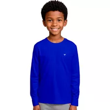 Camisa Térmica Infantil Proteção Solar Uv Blusa Segunda Pele