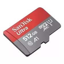 Cartão Micro Sandisk Ultra 512gb 150mbs C/adp +nfe