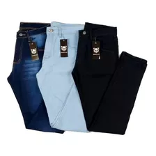 Kit C/3 Calça Jeans Masculina Skinny Lycra Preço De Fabrica