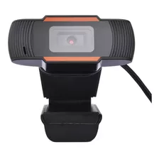 Cámara Web Seenda Hd Webcam 480p Usb Mic Cámara Giratoria Color Negro