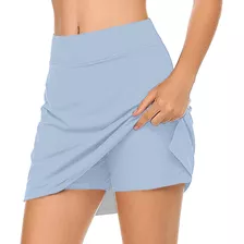 Minifalda Deportiva Casual Para Mujer, Entrenamiento Y Yoga