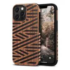 Funda Para iPhone 13 Pro Max - Marron Y Negra