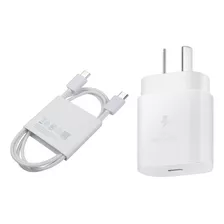 Cargador Samsung 25w Con Cable Carga Super Rápida