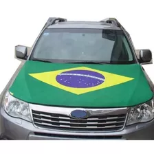 Bandeira Do Brasil Para Capô De Carro Veículo 100% Poliester