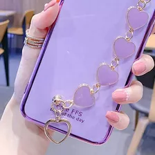 Funda De Teléfono Con Pulsera Para Samsung A54 5g Case Luxur