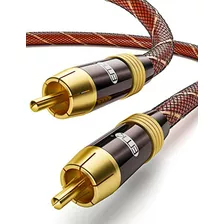 Cable De Audio Digital Coaxial Emk® - Blindado - Oro - Naran