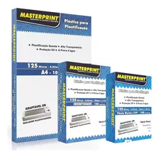 Kit Plastificação A4/rg/cpf 100 Un Cada 125 Micras 0,05mm