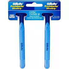 Gillette Prestobarba Ultragrip 2 Cabeça Fixa Com 24 Unidades