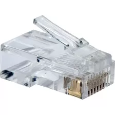  Kit 300 Conector Rj45 Macho Cat5e Cabo Rede