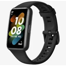 Smartband Huawei Band 7 Reloj Inteligente Oximetro 5atm Color De La Caja Dark Gray Color De La Malla Graphite Black