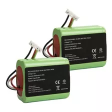 2 X Batería Para Irobot Braava 380 380t Menta 5200 5200b C 5