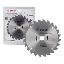 Disco De Serra Circular Eco 184mm 24 Dentes Bosch Cor Prateado