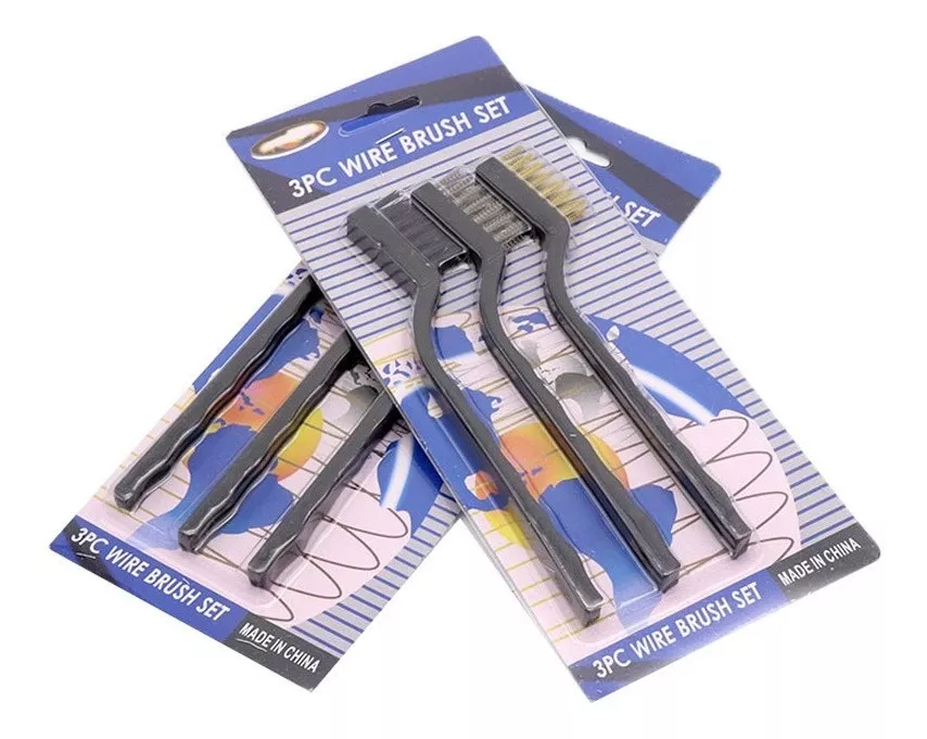 Cepillo Limpia Contactos Anti Estatico 3pc Wire Brush Set