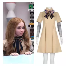 M3gan/megan Cosplay Filme Vestido Mujer Adultos Crianças