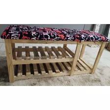 Zapatero Organizador Pie De Cama Con Asiento 