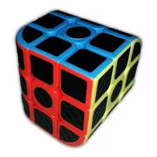 Cubo Mágico Profissional 3x3 Arredondado Stickerless Carbono