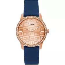 Relogio Feminino Rose/azul Guess Gw0355l2