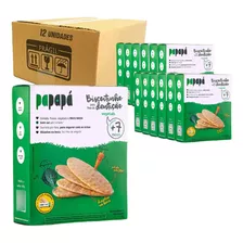 Kit 12 Un Biscoito Para Fase Da Dentição Vegetais Papapá 36g