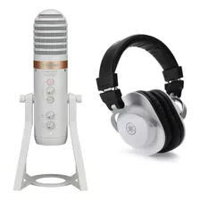 Kit Microfone Digital Condensador Cardioide Yamaha Ag01wpack