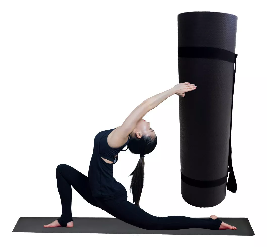 Tatame Esteira Para Yoga Exercícios Físicos 1,80mx53cmx5mm