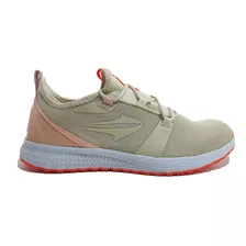 Zapatillas Topper Running Mujer Squat Beige-coral Clif