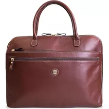 Bolsa Pasta Feminina Executiva Em Couro Notebook 1206