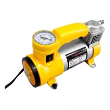 Compresor 2 En 1 12v 150 Psi Con Luz Lh-1736 Color Amarillo Fase Eléctrica Bifásica Frecuencia 50