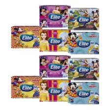 Kit 10 Lenço De Papel Softys Elite Folha Dupla Kids Disney